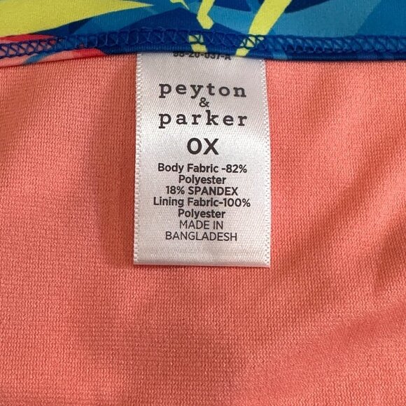 NWT Peyton & Parker "Under the Sea" Tropical High-Rise Bathing Suit Bottom - Picture 6 of 9